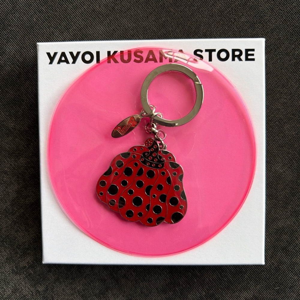 YAYOI KUSAMA - Pumpkin Key Ring, Red/Black